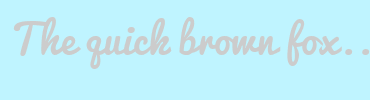 Image with Font Color CCCCCC and Background Color BFF4FF